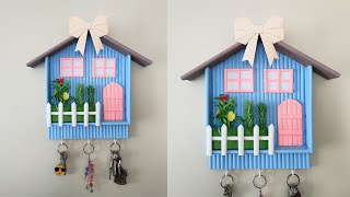 Beautiful Key Stand Ideas | How to Make Key Holder with Waste Paper