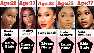 TOP NOLLYWOOD ACTRESSES & STATE OF ORIGIN. Their Real Age in 2023 is shocking