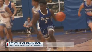 Beckville basketball beats Frankston 42-29