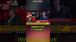 Şahin ve Dükel Arasında "Mal Beyanı" Tartışması! İmamoğlu Boğaz'da 3 Villayı Sakladı Mı? #Shorts