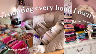 counting *almost* every book I own: cataloging my library + book mail 📖🌷