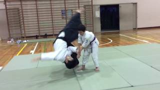 我孫子教室 飛び受け身稽古 AIKIDO Abiko Class Ukemi practice