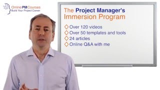 The Project Manager's Immersion Program