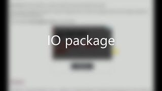 java i/o package - input and output stream