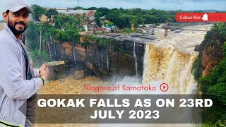 GOKAK FALLS|Gokak Falls 2023|Niagara of Karnataka|Latest Update| weekend|Monsoon2023|@travelfreakgj