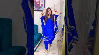 Pani levn mai gyi💃😍#haryanvi #wife #dance #trendingshorts #blue #suit #design #homemade #newsong