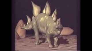 Stegosaurus: The Roof Lizard (1990) - First realistic dinosaur CGI animation
