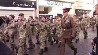 Loughborough UK marks 100 years of WWI anniversary   - 11th November 2018