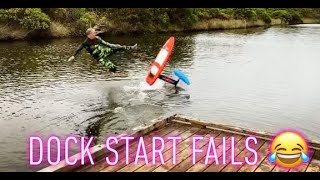 Foil Dock start fails