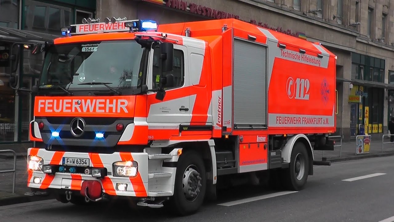 [Feueralarm Im HBF] KdoW C Dienst + Löschzug + ELW B-Dienst BLW 2 + 2x ...