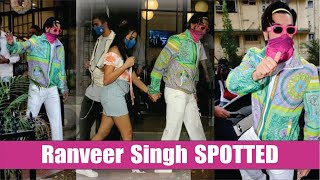 Ranveer Singh With Mom And Sister SPOTTED At Store, Bandra | Ranveer Singh New Look, Viral Photos
