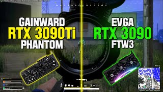 RTX 3090Ti vs RTX 3090 게임 프레임 테스트! 전기먹는 하마들의 대결 (게인워드 3090Ti  vs 에브가 3090 FTW3) [4K]