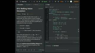 “LeetCode 874 | Walking Robot Simulation | Java Solution 🚀 (Step-by-Step)”