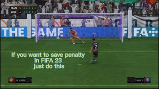 How to save penalty in FIFA 23 👍🏻