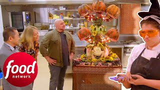Chef Creates Eerie Cake That Shatters Before Judges' Eyes | Halloween Cake-Off