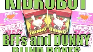 KIDROBOT BFFs AND DUNNY SURPRISE BLIND BOXES FROM RADIOJH AUDREY OPENING