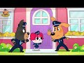 lock your doors and windows safety tips kids cartoons police chase sheriff labrador