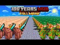 Minecraft but it's 100 Years Villager War [FULL MOVIE]