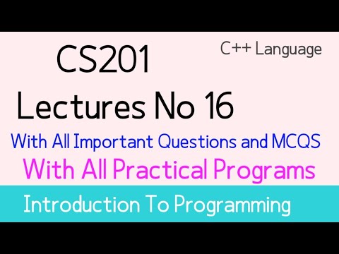 Cs201 Short Lecture 16| Cs201 Lecture No 16| Cs201 Short Lectures| By ...