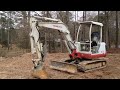 craigslist find 2004 takeuchi tb 135 excavator