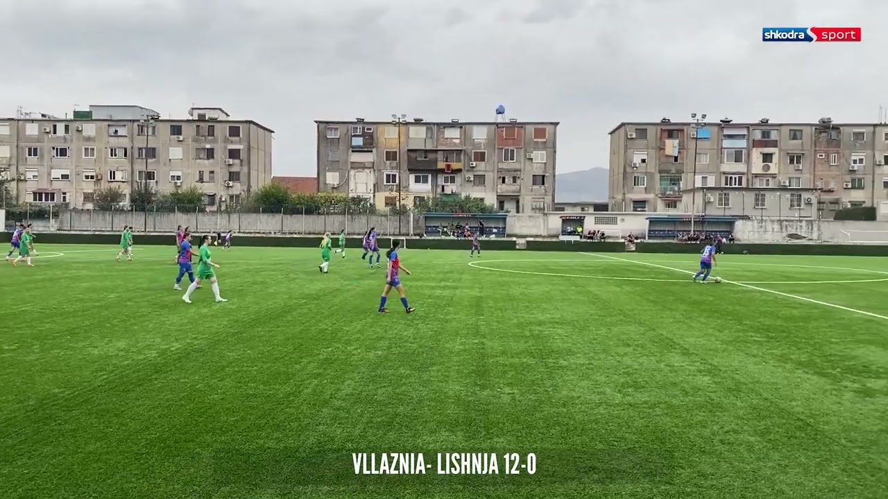 VLLAZNIA Vs LUSHNJA 12-0, RASTE DHE GOLA, KAMPIONATI KOMBETAR FUTBOLL ...