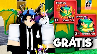 O DESAFIO MAIS FÁCIL VALENDO DRAGON GRÁTIS NO BLOX FRUITS