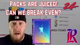 🔥PACKS ARE JUICED!🔥 Can we BREAK EVEN on a 50 bundle?? #MLBTheShow #PackOpening #Challenge