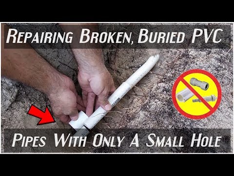 EASILY Repairing Broken PVC Pipes(Least Amount Of Digging) EASILY Repairing Broken PVC Pipes(Least Amount Of Digging)