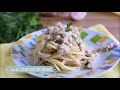 Spaghetti al tonno in bianco ricetta primo veloce senza pomodoro | Il chicco di mais