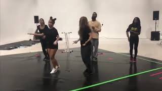 Shakira rehearsing for Davis Cup Finals 2019 performance