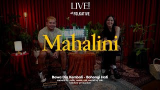 Mahalini Acoustic Session Live at Folkative