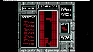 Getting Rebirth in Crunch Mode (w/ Super Killscreen!) #tetris #tetrisgame #rebirth #short