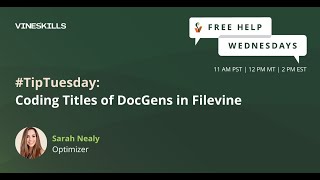 #TipTuesday: Coding Titles of DocGens in Filevine