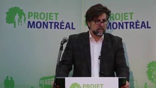 Discours de Luc Ferrandez au Congrès 2016 de Projet Montréal