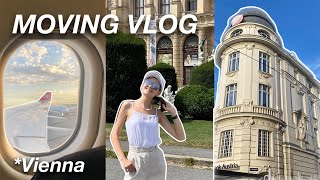 MOVING VLOG: first grocery shopping, uni registration, Vienna🤍 (part1)