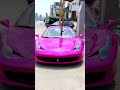 would you ride a pink ferrari drivinglanes shorts