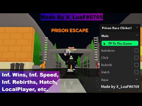 🚔Prison Race Clicker!👮 Script | Inf. Wins, Inf. Speed, Inf. Rebirths ...