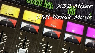 X32 Play Your Break Music Playback From USB - How To Encode 48K Music Files For Proper Playback.