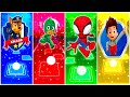 CHASE🔴PJ MASK🔵SPIDEY🟢RYDER🟡PAW PATROL 🔮🎵TILES HOP EDM RUSH 🔮🎵