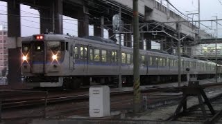 【山陽本線】JR西日本　体質改善色115系電車　ｵｶA-04編成　東福山駅発車