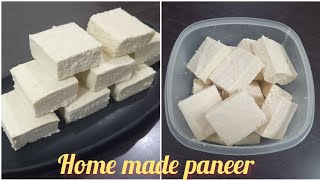 Only 2 Simple Ingredients Make your own paneer at home !! ! Perfect for curries, pizza and more !!!