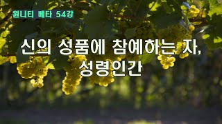 신의 성품에 참예하는 자, 성령인간