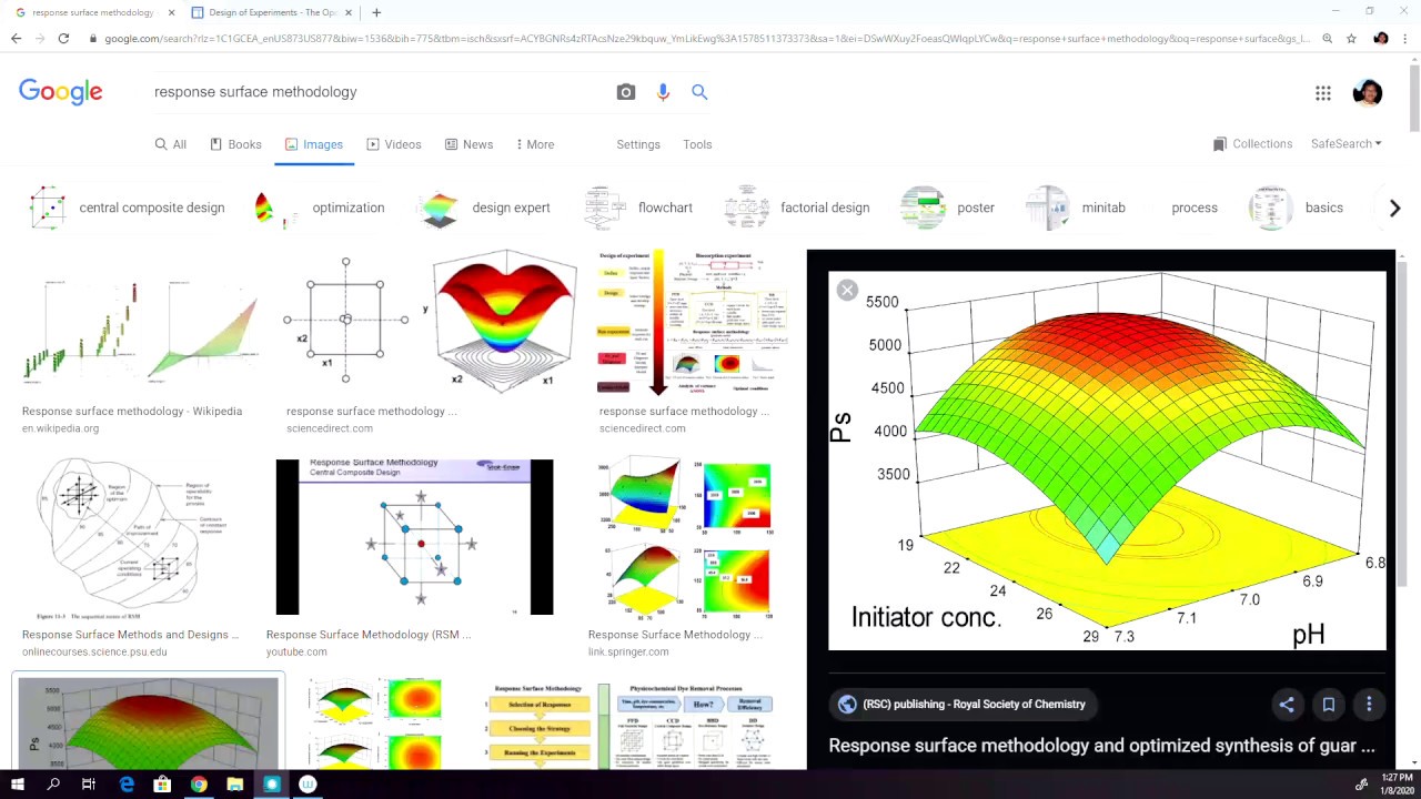 What Is Response Surface Methodology RSM Design Of Experiments DOE And ...