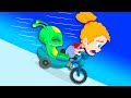 Groovy The Martian & Phoebe -  Playing with the snow is really fun! Winter olympics 2018