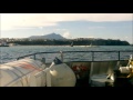 video saliendo del puerto de napoles a isla de ischia