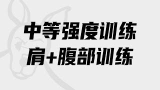 小萝卜四分化高阶课程第十四课：【中等强度】 肩+腹部训练实操