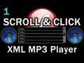 1. Flash Scroll and Click Songs MP3 Playlist Player Actionscript 3.0 XML Tutorial