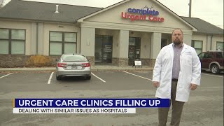 Urgent care clinics filling up