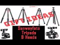 Sunwayfoto Gift Ideas, Tripods Stront to Travel, Ball head and GH Pro Geard Heads