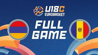 Group Phase | Armenia v Moldova | Full Basketball Game | FIBA U18 EuroBasket 2024 Division C